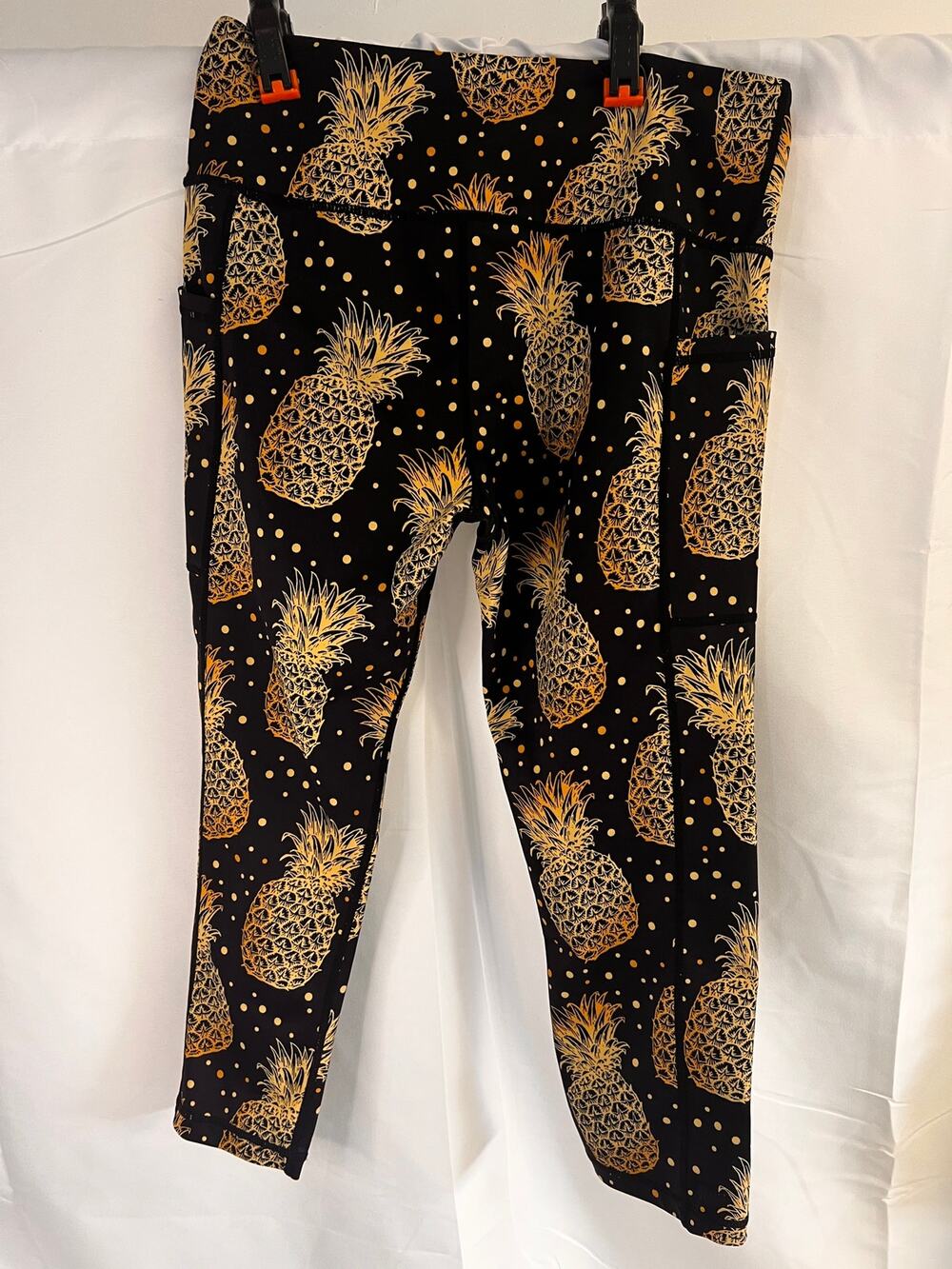 Constantly Varied Gear CVG Fineapple Pineapple Leggings Black Gold M